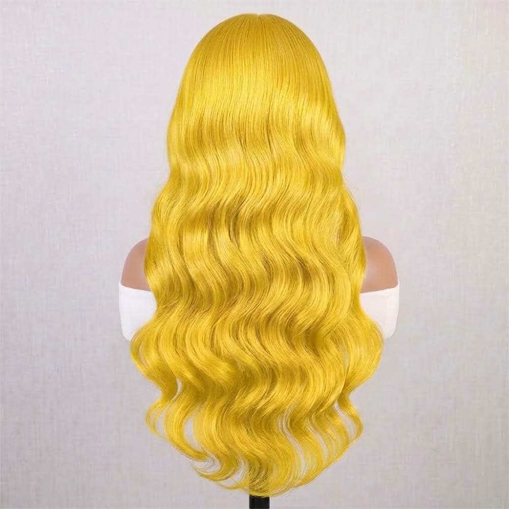 Body Wave Headband Human Hair Wig (Glueless, Ready-to-Wear) Natural Yellow LINKTOWIG