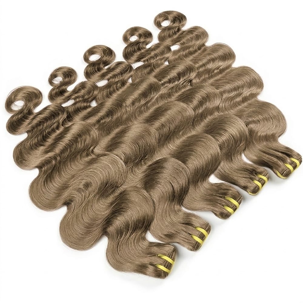 Body Wave Luxury Natural Hair Weft – 100% Virgin Human Hair / Wig Chocolate Brown LINKTOWIG