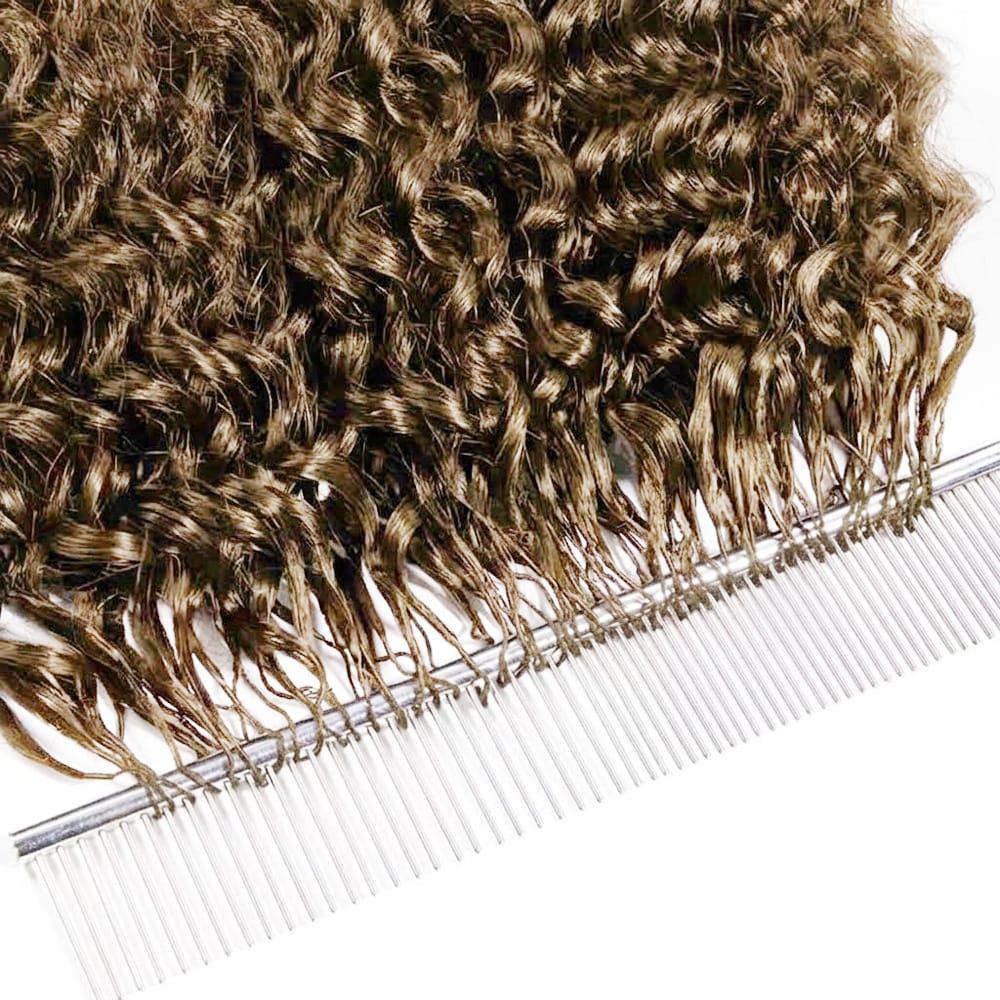Burmese Curly Hair Bundles / Feather Hair Extensions — 100% Virgin Human Hair / Ash Brown LINKTOWIG