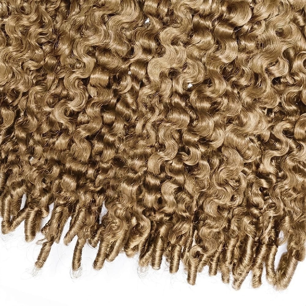 Burmese Curly Headband Human Hair Wig (Glueless, Ready-to-Wear) Natural Ash Brown LINKTOWIG
