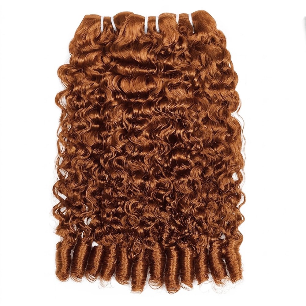 Burmese Curly Luxury Natural Hair Weft – 100% Virgin Human Hair / Wig Espresso Brown LINKTOWIG
