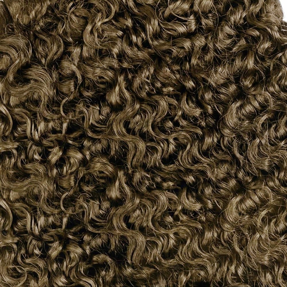 Burmese Curly Luxury Natural Hair Weft – 100% Virgin Human Hair / Wig Medium Chestnut Brown LINKTOWIG