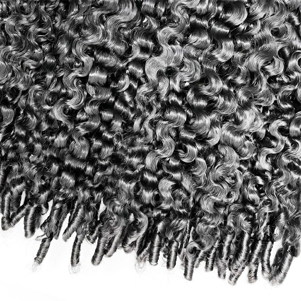 Burmese Curly Luxury Natural Hair Weft – 100% Virgin Human Hair / Wig Silver Grey LINKTOWIG