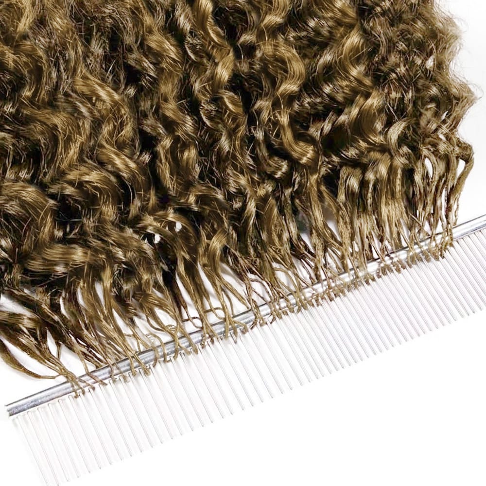 Deep Wave Hair Bundles / Feather Hair Extensions — 100% Virgin Human Hair / Honey Brown LINKTOWIG
