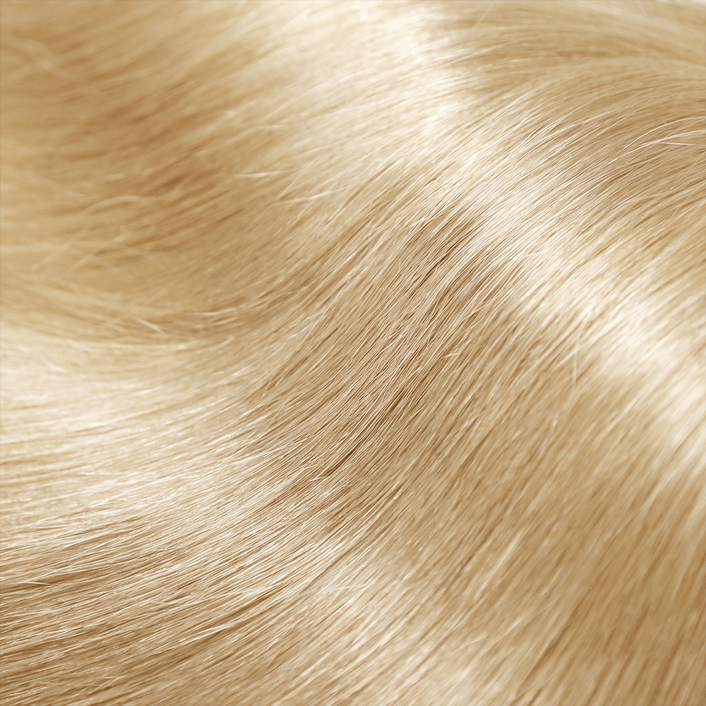 Hair Weft Luxury Natural Straight — 100% Virgin Human Hair Extensions Platinum Blonde LINKTOWIG