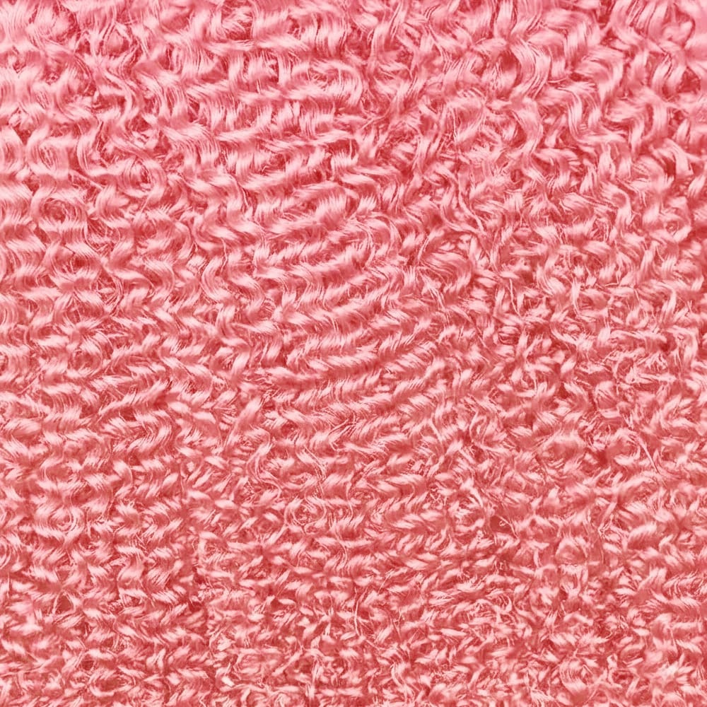 Kinky Curly 100% Raw Virgin Human Hair Bundles - (No Weft) Bulk Hair 3 Bundles / Bubblegum Pink LINKTOWIG