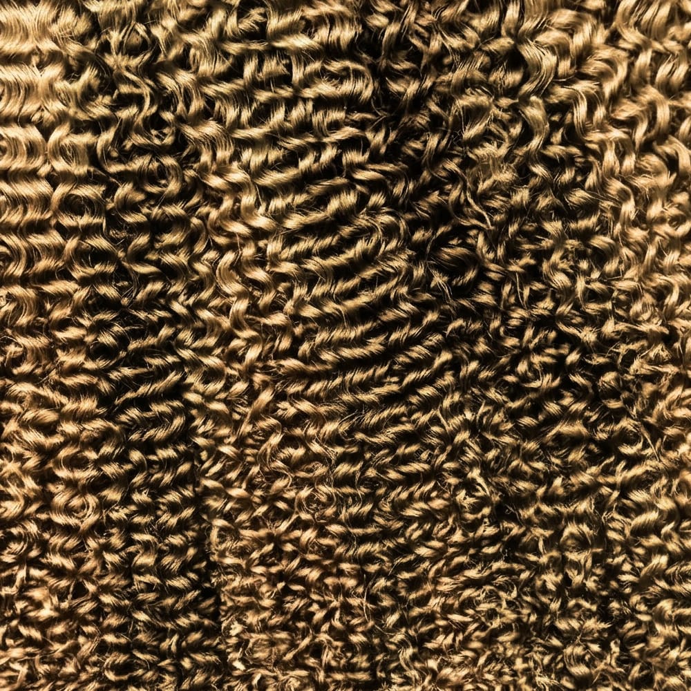 Kinky Curly 100% Raw Virgin Human Hair Bundles - (No Weft) Bulk Hair 3 Bundles / Honey Brown LINKTOWIG