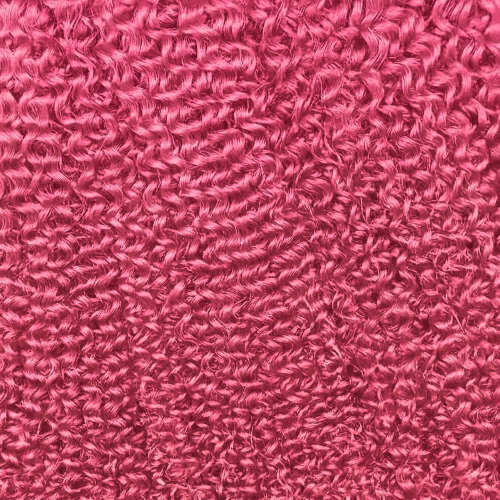Kinky Curly Hair Bundles / Feather Hair Extensions — 100% Virgin Human Hair / pink LINKTOWIG
