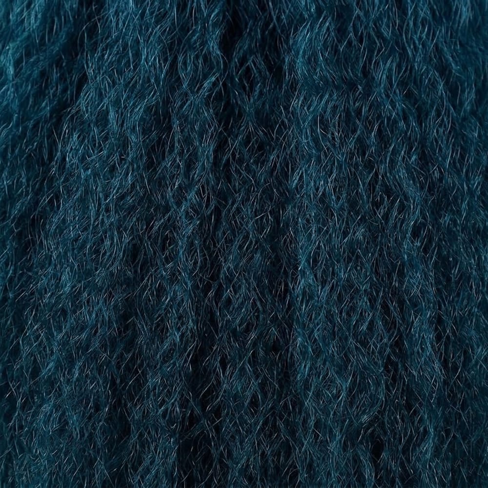 Kinky Stragiht Luxury Natural Hair Weft – 100% Virgin Human Hair / Wig Midnight Blue LINKTOWIG
