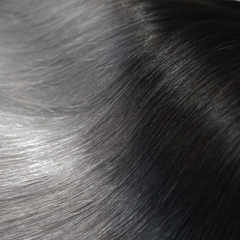 Straight Hair Bundles / Feather Hair Extensions — 100% Virgin Human Hair / Dark Roots LINKTOWIG