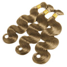 Body Wave 100% Raw Virgin  Human Hair Bundles - (No Weft) Bulk Hair  3 Bundles / Ash Brown LINKTOWIG