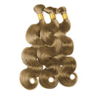 Body Wave 100% Raw Virgin  Human Hair Bundles - (No Weft) Bulk Hair  3 Bundles / Ash Brown LINKTOWIG