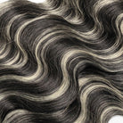 Body Wave 100% Raw Virgin  Human Hair Bundles - (No Weft) Bulk Hair  3 Bundles / Black and grey blended highlights LINKTOWIG