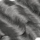 Body Wave 100% Raw Virgin  Human Hair Bundles - (No Weft) Bulk Hair  3 Bundles / Charcoal Grey LINKTOWIG