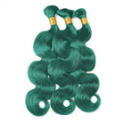 Body Wave 100% Raw Virgin  Human Hair Bundles - (No Weft) Bulk Hair  3 Bundles / Dark Emerald Green LINKTOWIG