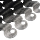 Body Wave 100% Raw Virgin  Human Hair Bundles - (No Weft) Bulk Hair  3 Bundles / Dark Roots LINKTOWIG