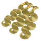 Body Wave 100% Raw Virgin  Human Hair Bundles - (No Weft) Bulk Hair  3 Bundles / Olive Green Blonde LINKTOWIG