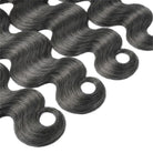Body Wave 100% Raw Virgin  Human Hair Bundles - (No Weft) Bulk Hair  3 Bundles / Silver Grey LINKTOWIG