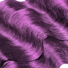 Body Wave 100% Raw Virgin  Human Hair Bundles - (No Weft) Bulk Hair  3 Bundles / Violet Purple LINKTOWIG
