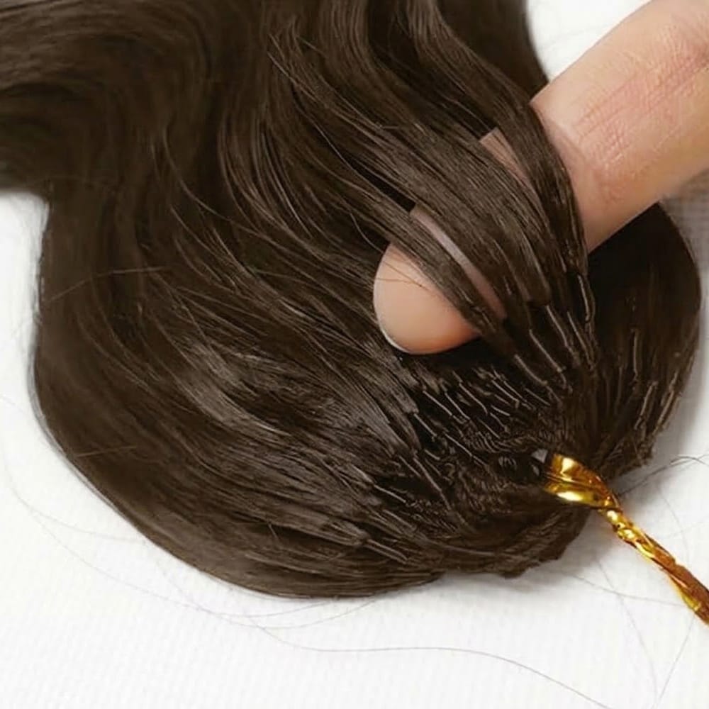 Body Wave Hair Bundles / Feather Hair Extensions — 100% Virgin Human Hair / aramel Balayage Highlights LINKTOWIG