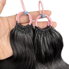 Body Wave Hair Bundles / Feather Hair Extensions — 100% Virgin Human Hair / Black LINKTOWIG