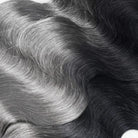 Body Wave Hair Bundles / Feather Hair Extensions — 100% Virgin Human Hair / Dark Roots LINKTOWIG