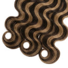 Body Wave Hair Bundles / Feather Hair Extensions — 100% Virgin Human Hair / Honey Blonde Highlights LINKTOWIG