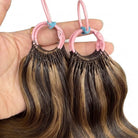 Body Wave Hair Bundles / Feather Hair Extensions — 100% Virgin Human Hair / Honey Blonde Highlights LINKTOWIG