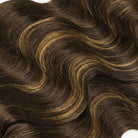 Body Wave Hair Bundles / Feather Hair Extensions — 100% Virgin Human Hair / Honey Blonde Highlights LINKTOWIG