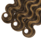 Body Wave Hair Bundles / Feather Hair Extensions — 100% Virgin Human Hair / Honey Blonde Highlights LINKTOWIG