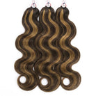 Body Wave Hair Bundles / Feather Hair Extensions — 100% Virgin Human Hair / Honey Blonde Highlights LINKTOWIG