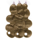 Body Wave Hair Bundles / Feather Hair Extensions — 100% Virgin Human Hair / Honey Brown LINKTOWIG