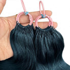 Body Wave Hair Bundles / Feather Hair Extensions — 100% Virgin Human Hair / Midnight Blue LINKTOWIG