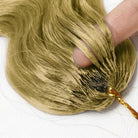 Body Wave Hair Bundles / Feather Hair Extensions — 100% Virgin Human Hair / Olive Green Blonde LINKTOWIG