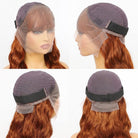 Body Wave HD Lace Super Natural Lace Frontal Human Hair Wigs Copper Orange LINKTOWIG