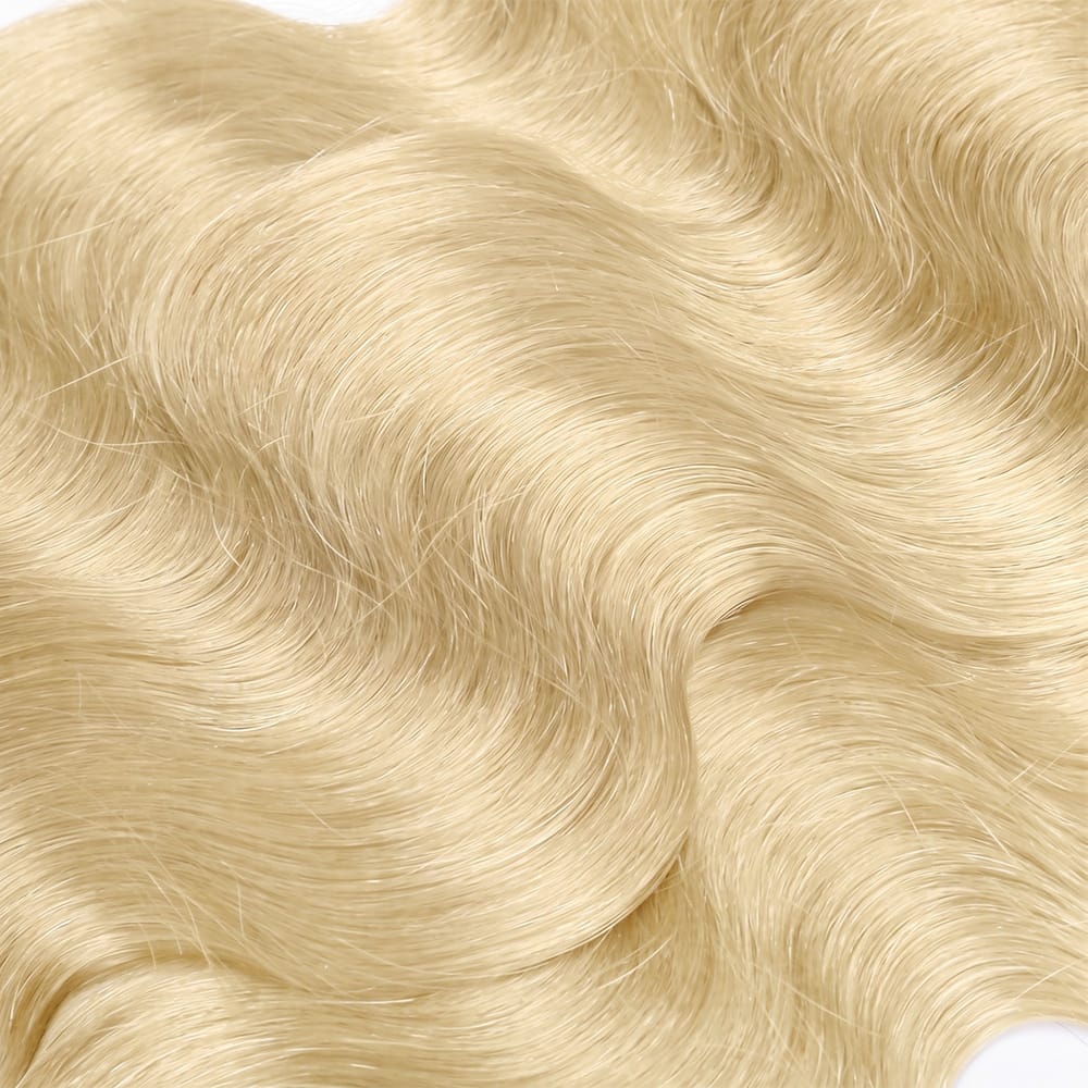 Body Wave HD Lace Super Natural Lace Frontal Human Hair Wigs Platinum Blonde LINKTOWIG