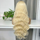 Body Wave HD Lace Super Natural Lace Frontal Human Hair Wigs Platinum Blonde LINKTOWIG