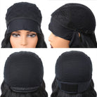 Body Wave Headband Human Hair Wig (Glueless, Ready-to-Wear) Natural Black LINKTOWIG