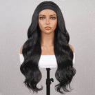 Body Wave Headband Human Hair Wig (Glueless, Ready-to-Wear) Natural Black LINKTOWIG