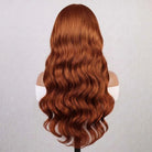 Body Wave Headband Human Hair Wig (Glueless, Ready-to-Wear) Natural Copper Orange LINKTOWIG