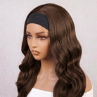 Body Wave Headband Human Hair Wig (Glueless, Ready-to-Wear) Natural Espresso Brown LINKTOWIG