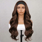 Body Wave Headband Human Hair Wig (Glueless, Ready-to-Wear) Natural Espresso Brown LINKTOWIG
