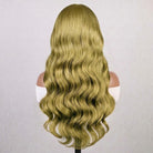Body Wave Headband Human Hair Wig (Glueless, Ready-to-Wear) Natural Olive Green Blonde LINKTOWIG