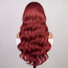 Body Wave Headband Human Hair Wig (Glueless, Ready-to-Wear) Natural Ruby Red LINKTOWIG