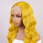 Body Wave Headband Human Hair Wig (Glueless, Ready-to-Wear) Natural Yellow LINKTOWIG