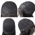 Body Wave Human Hair Wig with Bangs 100% Human Hair Wig – Bangs Style Black LINKTOWIG