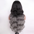 Body Wave Human Hair Wig with Bangs 100% Human Hair Wig – Bangs Style Dark Roots LINKTOWIG