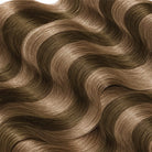 Body Wave Human Hair Wig with Bangs 100% Human Hair Wig – Bangs Style Honey Brown LINKTOWIG