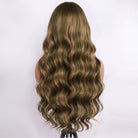 Body Wave Human Hair Wig with Bangs 100% Human Hair Wig – Bangs Style Honey Brown LINKTOWIG