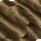 Body Wave Human Hair Wig with Bangs 100% Human Hair Wig – Bangs Style Medium Chestnut Brown LINKTOWIG